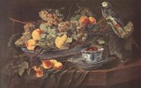 Fyt, Jan - Still-life with Fruits and Parrot